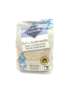 Sal gruesa gris de guerande 1 kg Le paludier de Guerande